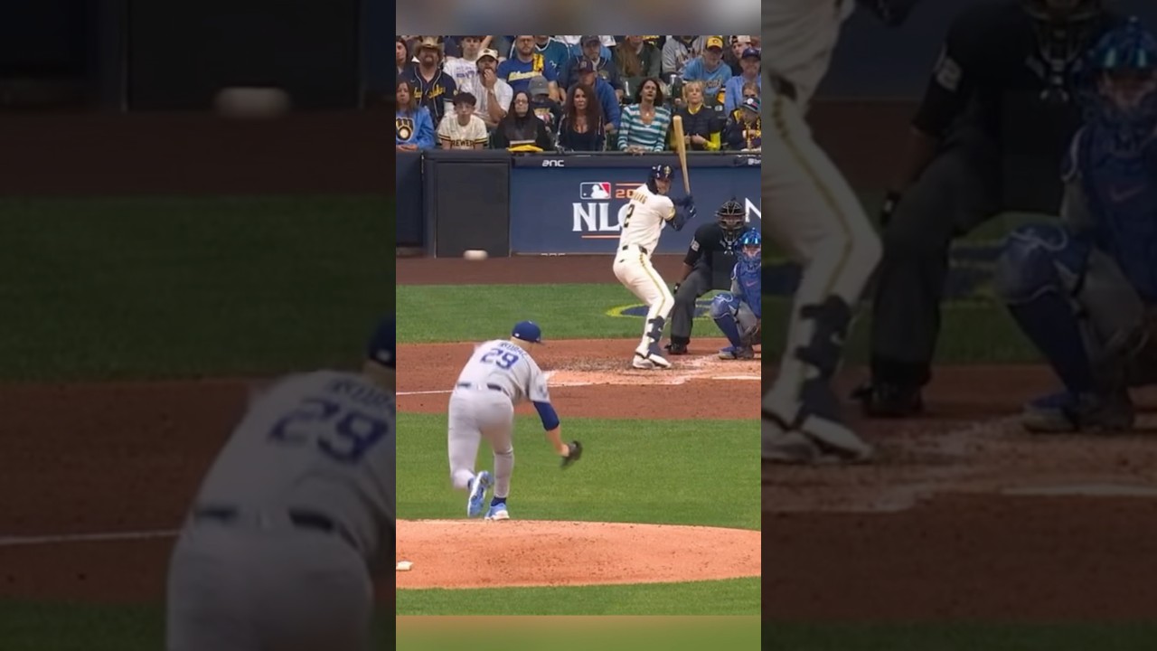 Brice Turang Goes Deep! Solo Home Run to Left-Center Field | MLB Highlights