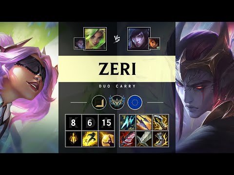 Zeri ADC vs Aphelios: Killing spree - EUW Challenger Patch 14.23