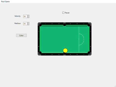 Simple Pool Game with QT and C++