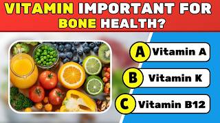 Nutrition, Vitamins and Food, Game Trivia MCQ Quiz  - Test Your Knowledge in 5 Seconds!