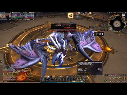 WOW Raszageth OP solo Blood DK kill