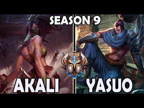 Akali vs Yasuo MID Ranked Challenger NA