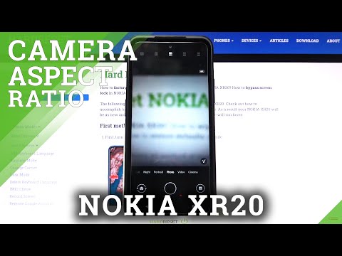 How to Change Aspect Ratio on Nokia XR20 – Camera Settings