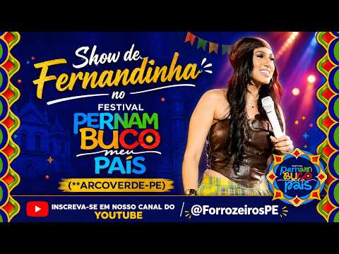 Show de Fernandinha no Festival Pernambuco Meu País (Arcoverde-PE)