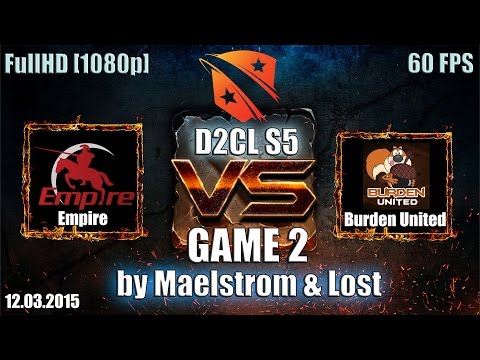 D2CL: Empire vs Burden United, 2 игра, 12.03.2015