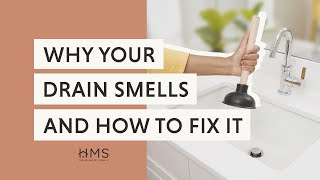 WHY YOUR DRAIN SMELLS AND HOW TO FIX IT