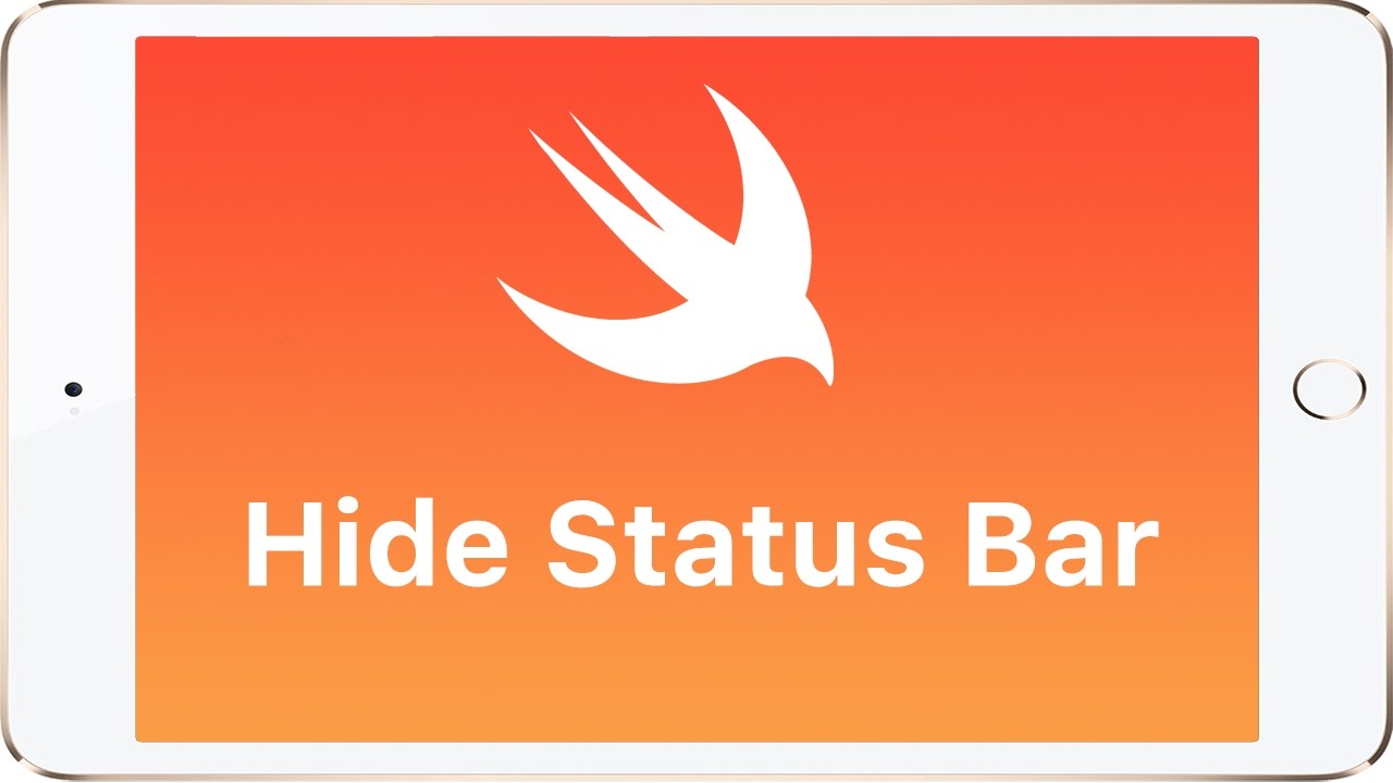 How do I hide the status bar in Swift?How do I hide the status bar in