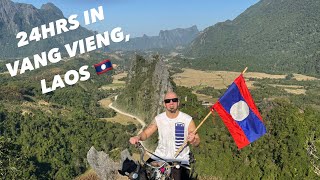 VANG VIENG, LAOS (2024) | 24 hours of Insane views in VANG VIENG!  #vangvieng