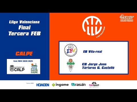 LLIGA VALENCIANA - FINAL TERCERA  FEB EB Vila-Real vs CB Jorge Juan