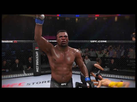 Bruce Lee vs. Francis Ngannou (EA Sports UFC 3) - CPU vs. CPU