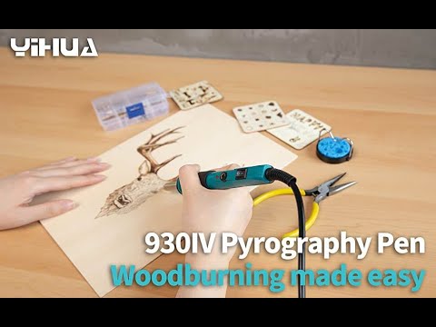YIHUA 930 IV Pyrography Wood Burning Pen Kit