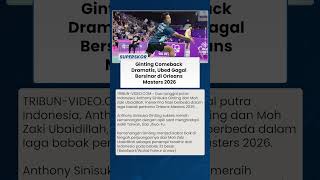 Comeback Ginting Menggila, Rekap Orleans Masters 2026, Ubed Bernasib Pahit