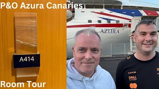 P&O Azura Canaries Cruise - Room Tour