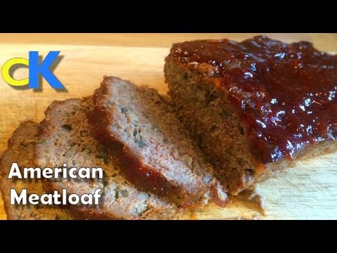 Meatloaf (Minced Beef Recipe) American Ground Beef