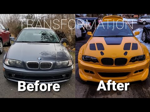 Building a BMW E46 GTR in 10 Minutes