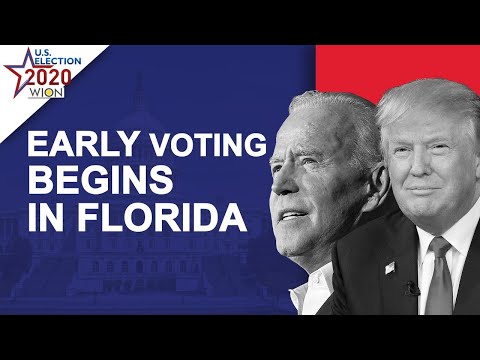 US Election 2020: Early voting underway in 'battleground' Florida | Florida Voting | US Polls News