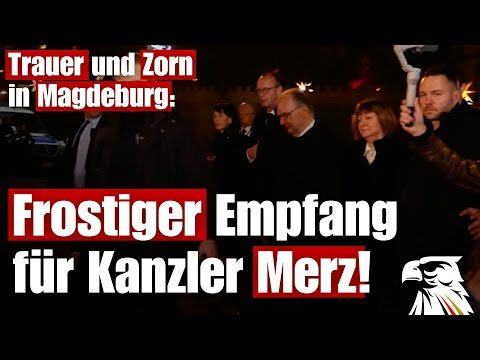 Trauer und Zorn in Magdeburg: Frostiger Empfang für Kanzler Merz!