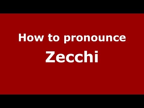 How to pronounce Zecchi (Spanish/Argentina) - PronounceNames.com