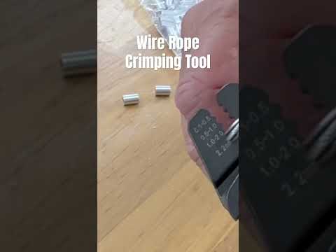 Wire Rope Crimping Tool Kit // Easy to Use!