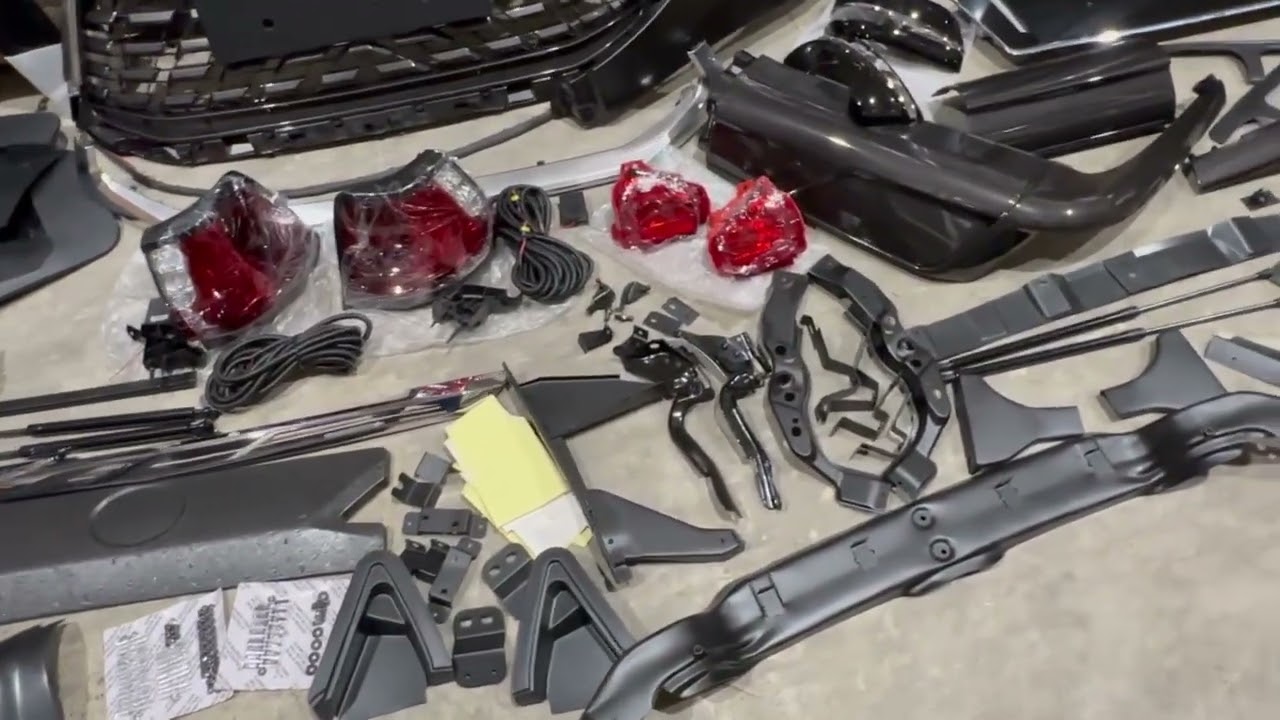 Lexus LX570/450d 2008-2022 рр. Комплект рестайлінгу з моделі 2008-2016 на TRD Sport (2021+) Video 2