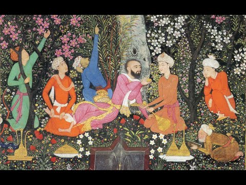 a Persian celebration in Nature by Kamal Ud-Din Behzad