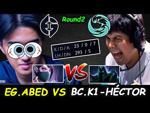 Round 2 !!! EG Abed Templar mid vs SA GOD Carry bc.K1 Hector Abaddon Surprise Carry New Meta Dota 2