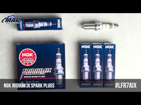 NGK LFR7AIX Iridium IX Spark Plugs Kit 2309 1 Step Colder Subaru Plugs EJ25