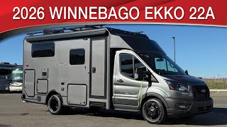A preview image of the linked video showcasing 2026 Winnebago EKKO 22A