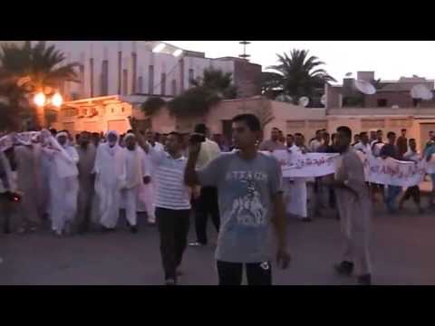 مسيرة بطالي ورقلة 08/06/2013