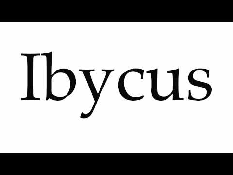 How to Pronounce Ibycus