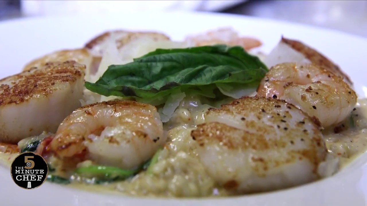 The 5 Minute Chef™ - Shrimp & Scallops Risotto