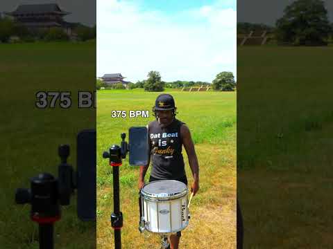 375 BPM Quadruple Stroke Roll
