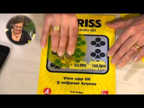 Triss: Kerstin från Falun skrapar - Nyhetsmorgon (TV4)