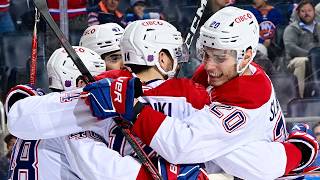 Canadiens score THREE goals in under ONE minute!!!