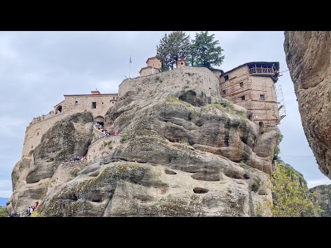 Exploring fascinating Meteora rocks and its monasteries near Kalabaka | Trip to Athens, Greece 2022