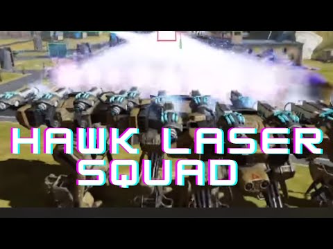 HAWK-LASER SQUAD | 4 HAWKS LASERS | CRAZY COINCIDENCE | War Robots #WR #WarRobots #wrhawks
