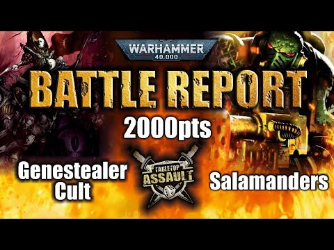 Genestealer Cult vs Salamanders 2000pts Battle Report