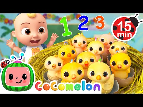 Pjesma brojeva s malim pilićima | CoComelon Hrvatska | Crtaći filmovi i dječje pjesme na hrvatskom