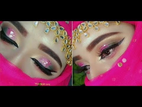 Peacock Eye Makeup| Seniour Beautation Miss Farah Tariq| Eye Makeup With Abeez Product| Hoor Saloon