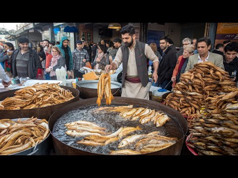 PAKISTAN BIGGEST FISH STREET FOOD | FISH MAKING RAWALPINDI STREET FOOD PAKISTAN | STREET FOOD VIDEOS