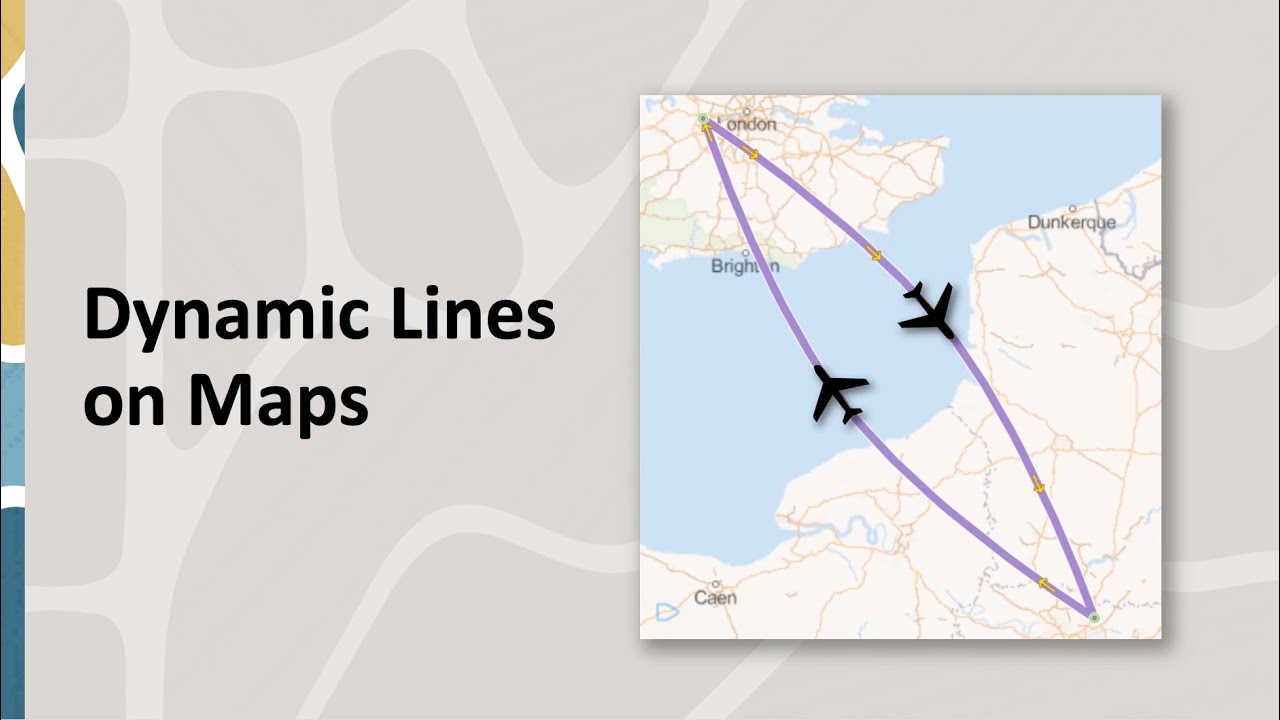 Dynamic Lines in Oracle Analytics Map Visualizations