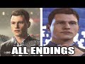 All Connor Endings - Detroit Become Human