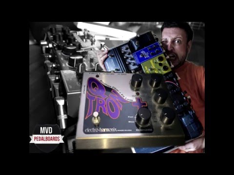 Electro-Harmonix Q-Tron Plus Envelope Filter 2000s - Silver / Purple / Black image 8