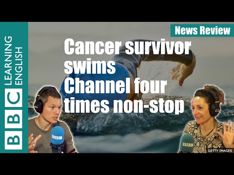 がんサバイバーのサラ・トーマス、英仏海峡をノンストップで4回泳ぐ - ニュースレビュー (Cancer survivor Sarah Thomas swims the English Channel four times non-stop - News Review)