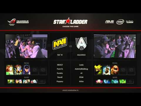 Na'Vi vs Alliance - Game 1 (Starladder VIII - LAN - Grand Finals)