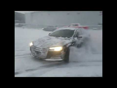 SUBARU AND 2 AUDI A4 SNOW DRIFT , 4X4 QUATTRO