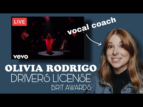 Coach reacts to Olivia Rodrigo “Drivers license” (live from BRIT Awards 2021)