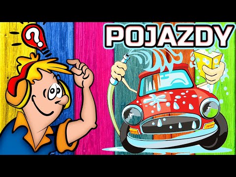Zagadki dla dzieci - Dźwięki pojazdów - Quiz