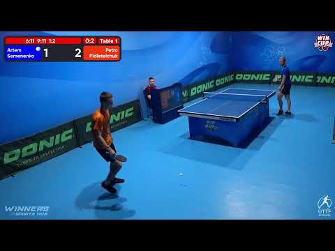 16:30 Artem Semenenko 0-3 Petro Pidleteichuk West 3 WIN CUP 17.11.2022 | TABLE TENNIS WINCUP