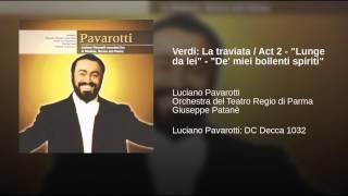 Verdi: La traviata / Act 2 - "Lunge da lei" - "De' miei bollenti spiriti"
